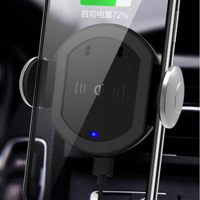 

QI Fast Charging Infrared Sensor Car Holder Automatic Wireless Charger For iphone X 8 Plus Samsung Air Vent Mount gadget