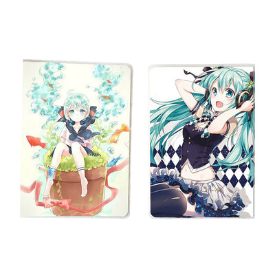

Hatsune Miku Anime Series Notebook Creative Portable Hardcover Version 128 Pages Notebook School Supplies