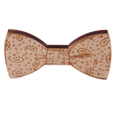 

Wedding Decoration Fashion Creative Accessories Bow Tie Engraved Wedding Collar Fashion Wooden Wedding Party Props