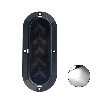 

6 LED Oval Taillights With Arrow Steering Truck Trailer Light Lamp Side 12V DC