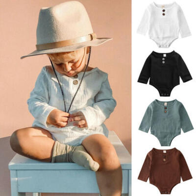 

Newborn Infant Baby Boy Girl Cotton Romper Bodysuit Jumpsuit Clothes Outfit Lots
