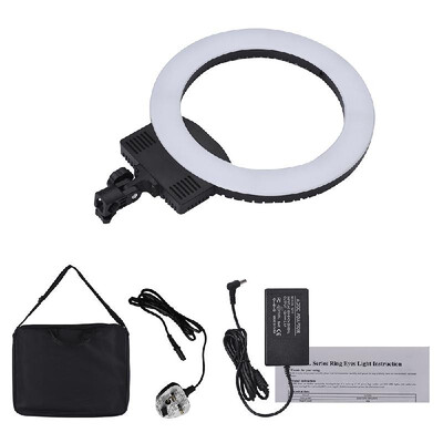 

Andoer RL-560D 12inch LED Ring Light Bi-color 3200K-5600K Dimmable for DSLR Camera Smartphone Youtube Photo Self-portrait Video Sh
