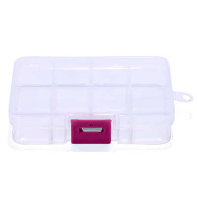 

〖Follure〗Plastic 8 Slots Adjustable Jewelry Storage Box Case Craft Organizer Bead BU