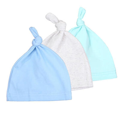 

New 3pcslot Baby Hats PinkBlue Star Printed Striped Baby Hats Newborn Baby Accessories Caps