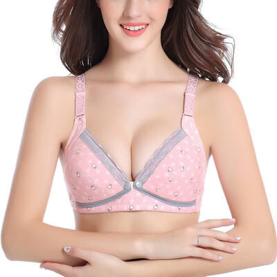 

Maternity Nursing Bra lace wire free Front button Pregnancy Breastfeeding bra for Pregnant women Underwear clothing