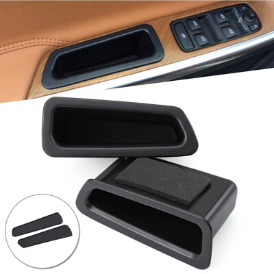 

2pcs Car Front Door Armrest Storage Box Container Tray For Volvo XC60 2010-2017