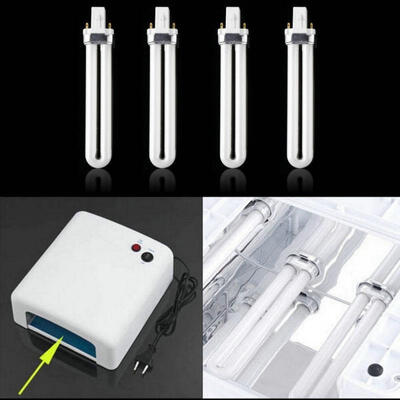 

4 X 9W Nail Art UV Machine Lamp Light Bulb Tube Dryer Replacement UV Gel Cure
