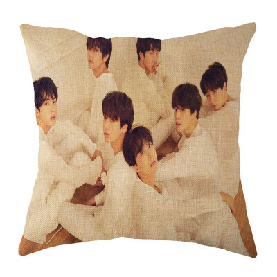 

Attractive&Luxuriant in Design Durable BTS Love Yourself Square Throw Pillow Cover Pillowcase