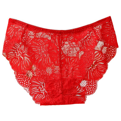 

Ladies Underwear Woman Wicking Cloth Bottom Of PantiesPanties Sexy Lace Panties Transparent Mid-Rise Cotton Briefs Intimates