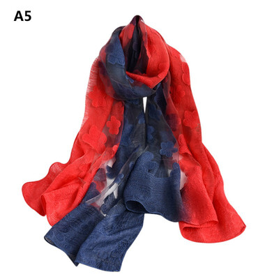 

Women Scarf Fashion Flower Printing Long Soft Wrap Scarves Ladies Shawl scarf Summer Sunscreen