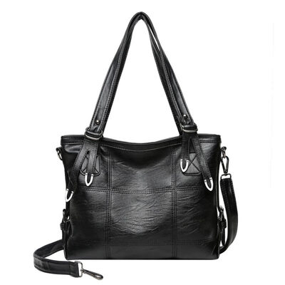 

Women Faux Leather Stitching Handbag Shoulder Bag Messenger Crossbody Pouch
