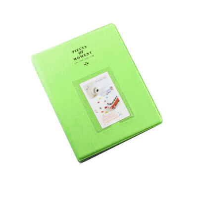 

128 Pockets Mini Insert Type Memorial Photo Album Photograph Collection Book