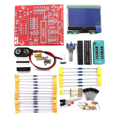 

Multifunction Transistor Tester Resistance Diode Capacitance Frequency Measurement Signal Generator ESR DIY Kit GM328