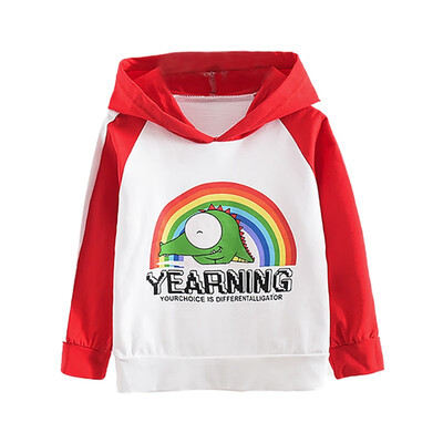 

Autumn Sweatshirt Coat Toddler Baby Boy Girl Letter Cartoon Pattern Outerwear Casual Long Sleeve Hoodie Sweatshirt Coat