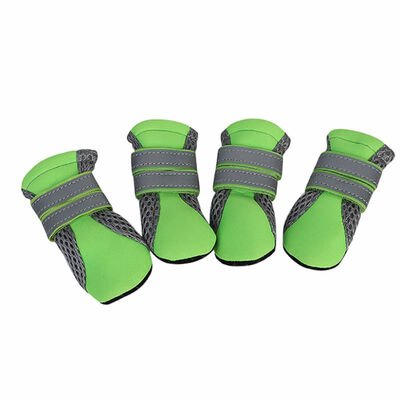 

4pc Dogs Shoes Outdoor Waterproof Nonslip Anti-stain Dog Cat Socks Reflective Booties Shoes With Rubber Sole Pet Paw Protector