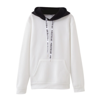 

Solid Patchwork Fashion Warm Pocket Hooded Pullover Loose Long Sleeve Hoodie Women Hoodies Sweatshirt