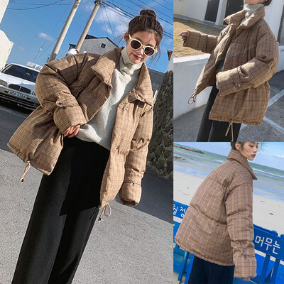 

Gobestart Women Fashion Stad Collar Pocket Zippers Bandage Long Jackets Outwear Coat