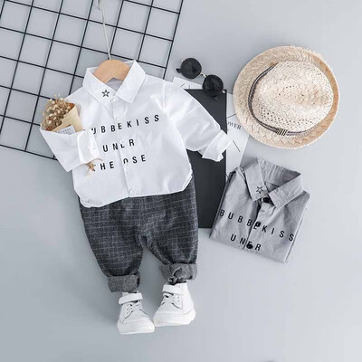 

Spring Baby Kid Boys Clothes Sets Spring Boy Long Sleeve Letter Tops Pant Casual Kids Children Clothing Suit