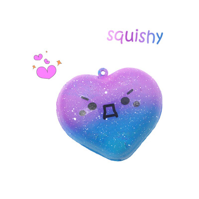 

〖Follure〗Galaxy Love Heart Squishy Slow Rising Cartoon Cream Scented Stress Relief Toy