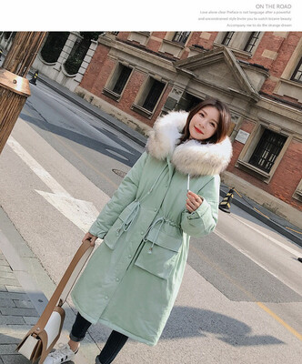 

Cotton east gate new down cotton-padded jacket large size thickening long&long style casual padded jacket lady