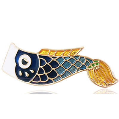 

New Women Simple Fish Shape Corsage Brooch Breast Pin