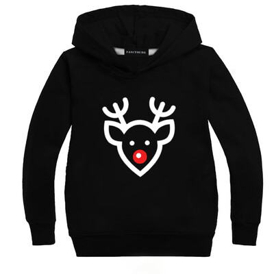 

Yeleo Trosetry Kids Merry Christmas Santa Claus Hoodie Xmas Tree Pullover Sweater