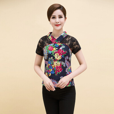 

YUANXIUGE Tang Womens Blouse 10592