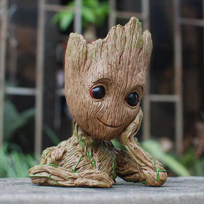 

Baby Flowerpot Flower Pot Planter Action Figures Guardians of The Galaxy Toy Tree Man Cute Model Toy Pen Pot Drop Shipping