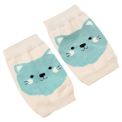 

Lovely Children Boys Girls Cartoon Cat Print Anti-Slip Set Baby Protect Toddler Crawling Knee Pads Elbow Pads 1-10Y