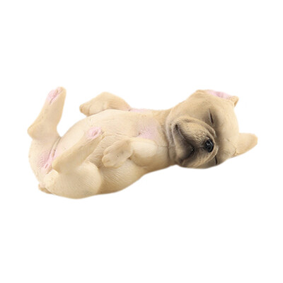 

Tailored Educational Science Bulldog Animal Model Ornament Figurine Toy For Kids Gift A