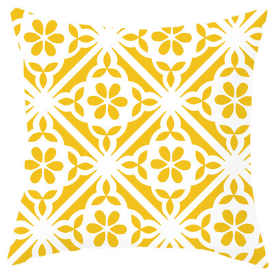 

〖Follure〗Pineapple Leaf Yellow Pillow Case Sofa Car Waist Throw Cushion Cover Home Decor