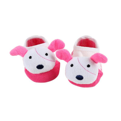 

Baby Boys Girls Bootie Socks Toddler Cute Dog Head Cotton Blends Ankle Sock for 0 to 1 Years