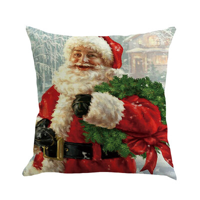 

Tailored Christmas Pillow Cover Pillowcases Decorative Sofa Cushion Cover 45x45cm