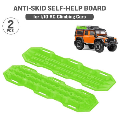 

2PCS Anti-Skid Self-Help Board For 110 RC Crawler Car TRX4 Defender Bronco RC4WD D90 Axial Scx10 90046 CC01 VS4