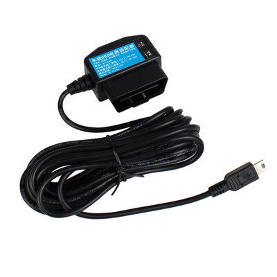 

New OBD driving recorder step-down line 12V to 5V 25A line USB power box cable 2019