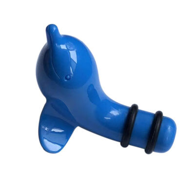 

Wine Bottle Stoppers Unique Dolphin Shape with Leak Proof Seal Rubber Ring For Bar Home Gift Holiday Party