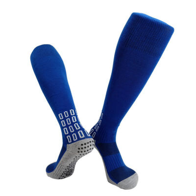 

New Hot Adult Kids Knee High Football Sock Outdoor Running Cotton And Rubber Anti-Slip Breathable Socks Cycling Socks