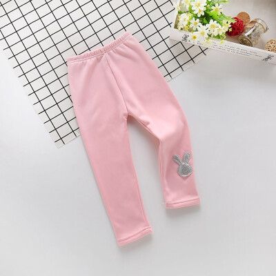 

Toddler Baby Girls Leggings Stripe Cartoon Pattern Kids Cute Stretchy Warm Trousers Pants