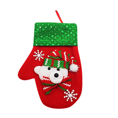 

JPGIF Christmas Xmas Decor Snowman Kitchen Tableware Holder Pocket Dinner Cutlery Bag