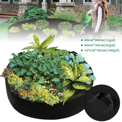 

1550100 Gallon Plants Growing Bag Raised Plant Bed Garden Bed Round Planting Container Grow Bags