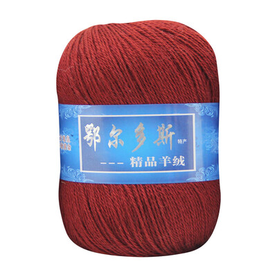 

Gobestart 1pc Soft Cashmere Yarn Hand-knitted Mongolian Woolen DIY Weave Thread