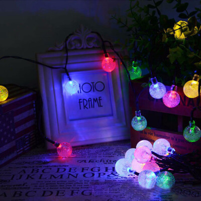 

〖Follure〗Solar Powered 30 LED String Light Garden Yard Decor Outdoor festival Lamp MR