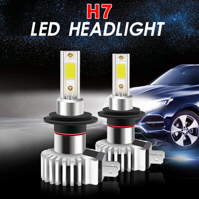 

2pcsset H7 60W 8000LM Car LED Headlight Fog Light Bulb Mini Kits 6000K White