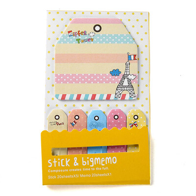 

Bookmark Memo It Practical Pc Simple Fashion Flag Notes New Sticky Pad