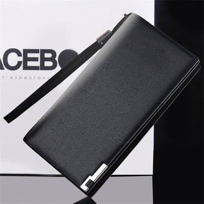 

Tailored Men Long Wallet Casual Multi-function Clutch Bag Card Package Multi-card Holder