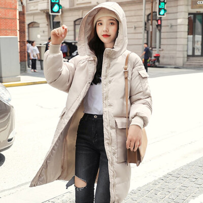 

Tailored Fashion Women Warm Slim Knee Length Thick Long Sleeve Blouse Loose Hoodie Coat