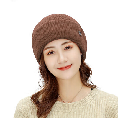 

2019 Mens&womens hats winter knitted hats outdoor woolen hats adult couples  standard cold hats keep warm caps