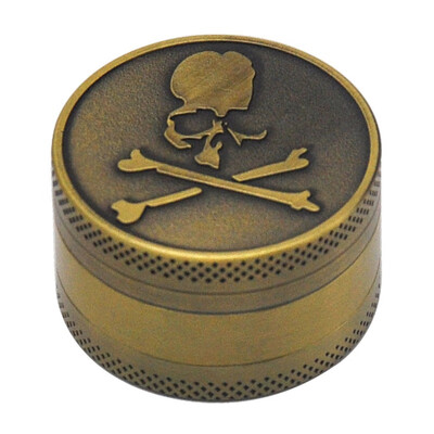 

3-Part Zinc Alloy Metal Herb Grinder Mills Tobacco Spice Weed Grinder Crusher With Free Scraper