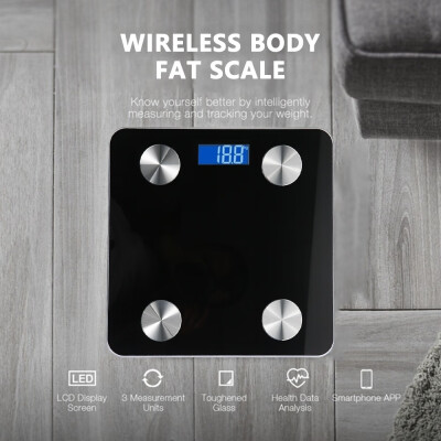 

Bluetooth Body Fat Scale More Than 8 Functions Analog Scale Body Composition Monitors for APP Control