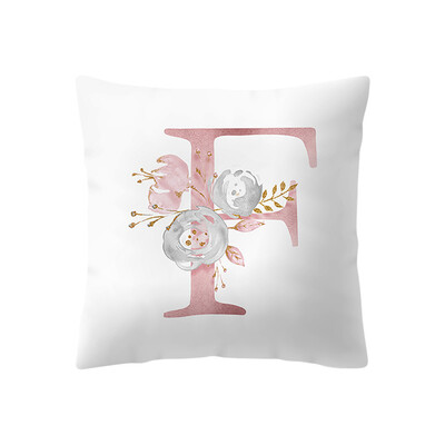 

JPGIF 45x45 cm Kids Room Decoration Letter Pillow English Alphabet Pillowcases